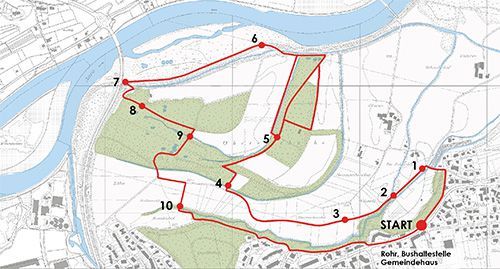 Karte Auen – AudioPfad Karte Auen – AudioPfad