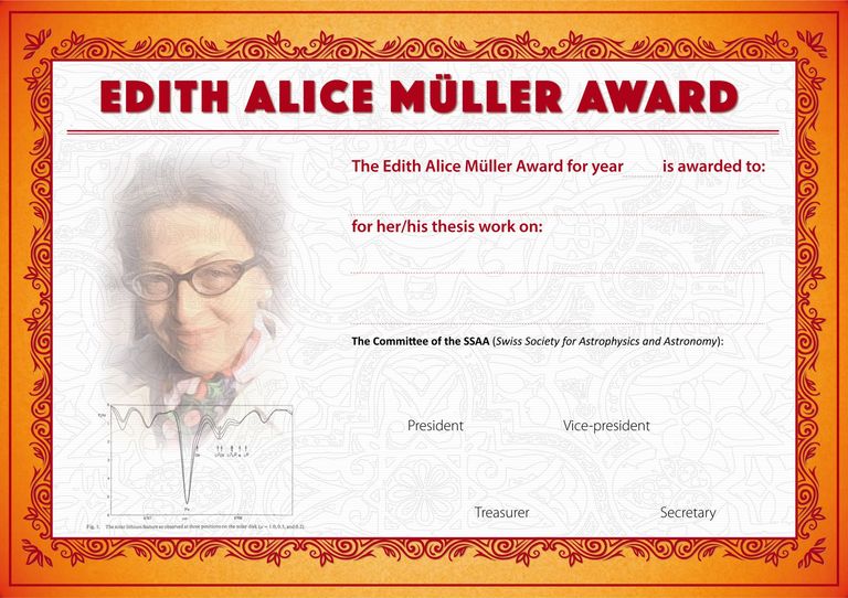 Edith Alice Müller Award Edith Alice Müller Award