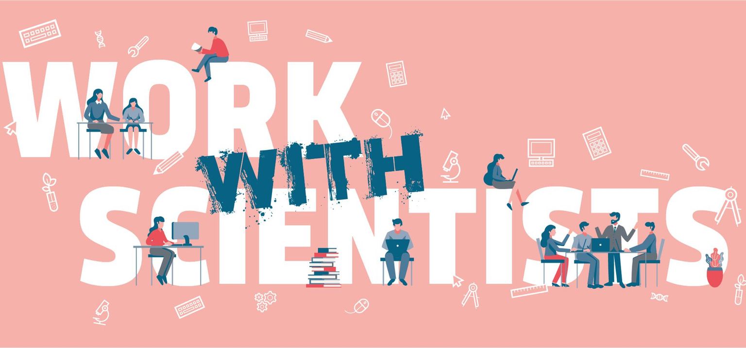 WORK with SCIENTISTS logo WORK with SCIENTISTS logo