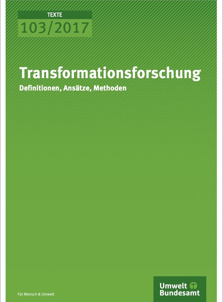 Transformationsforschung Publikation Transformationsforschung Publikation