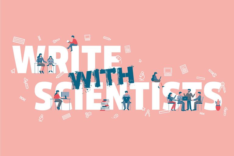 WRITE with SCIENTISTS logo WRITE with SCIENTISTS logo