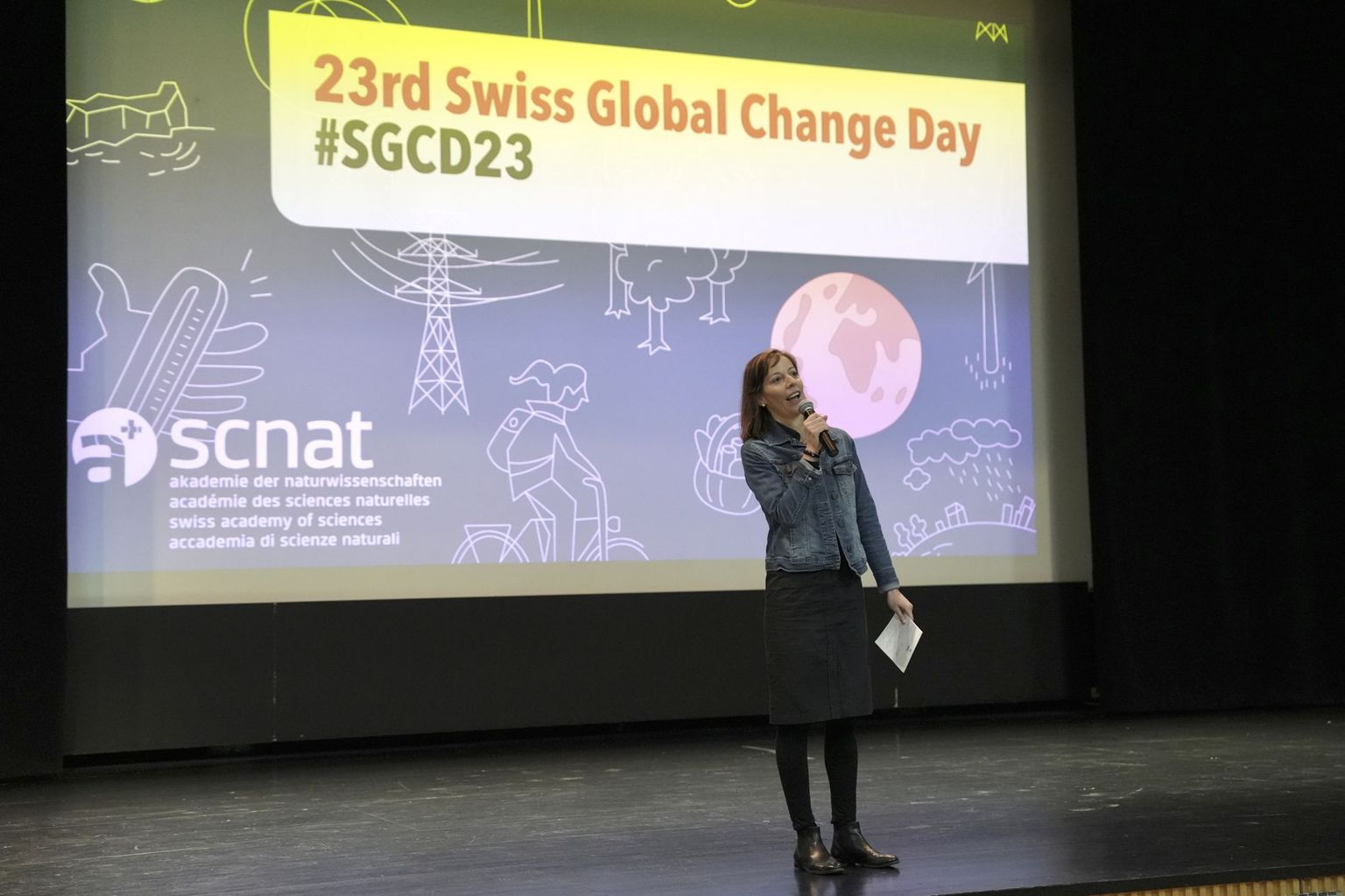 ProClim president Karin Ingold opened the 23rd Swiss Global Change Day #SGCD23 ProClim president Karin Ingold opened the 23rd Swiss Global Change Day #SGCD23