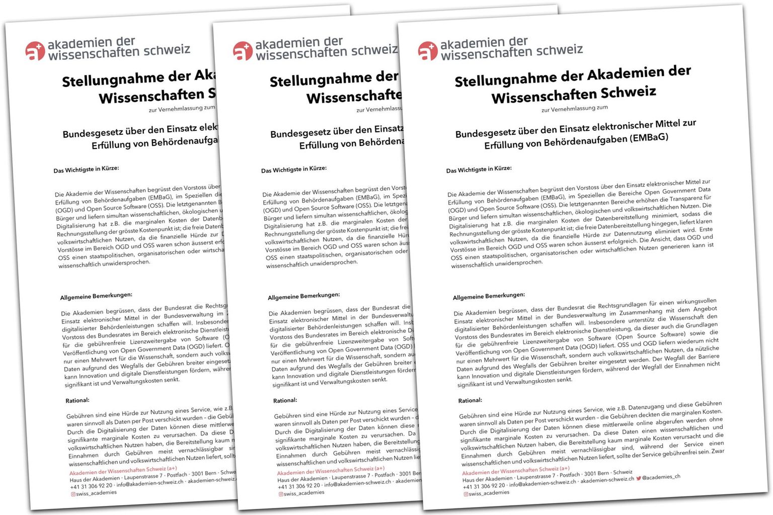 Stellungnahmen Stellungnahmen