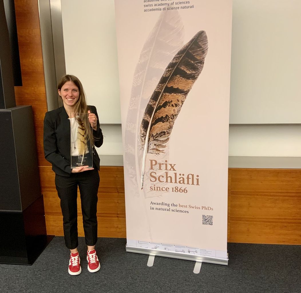 Claudia Aloisi, Prix Schläfli Chemistry 2021 Claudia Aloisi, Prix Schläfli Chemistry 2021