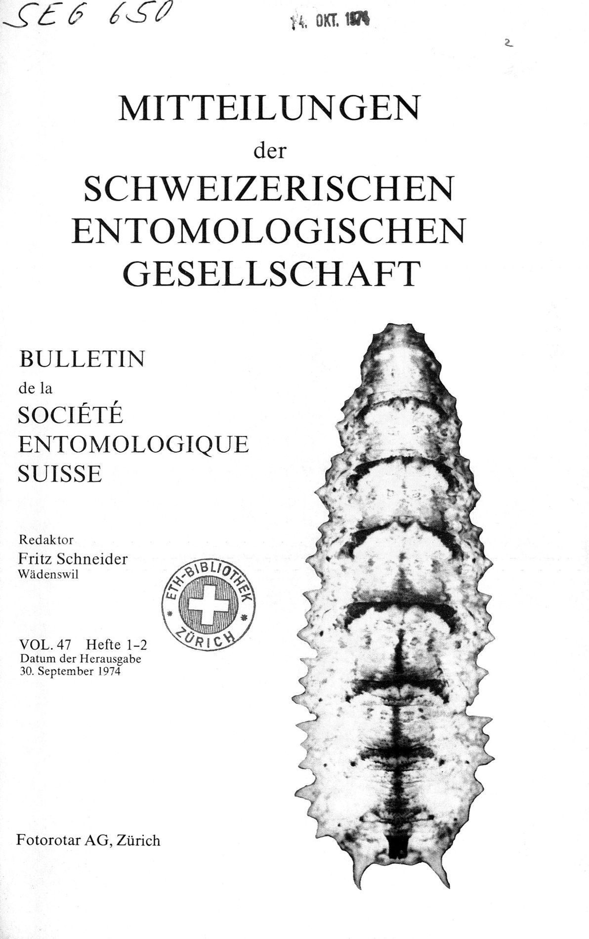 Beispieltitelseite Mitteilungen der SEG Beispieltitelseite Mitteilungen der SEG