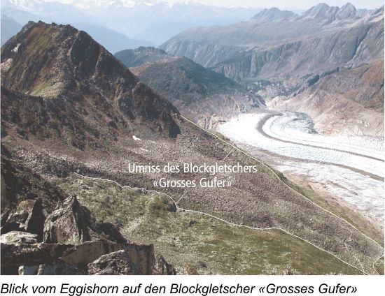 Blockgletscher Aletsch Blockgletscher Aletsch