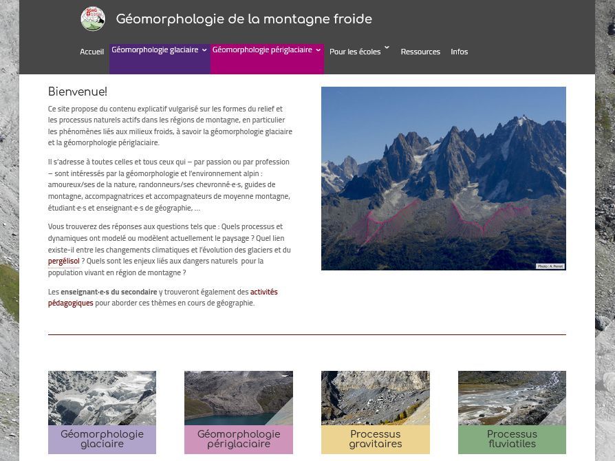 Géomorphologie de la montagne Géomorphologie de la montagne