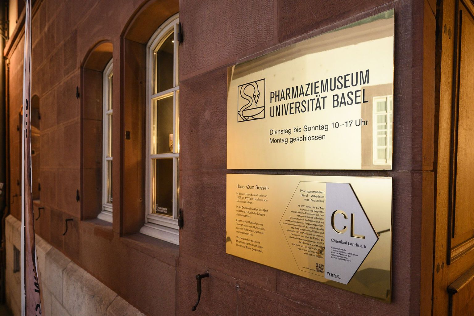 Gedenktafel zum Chemical Landmark 2020 Gedenktafel zum Chemical Landmark 2020