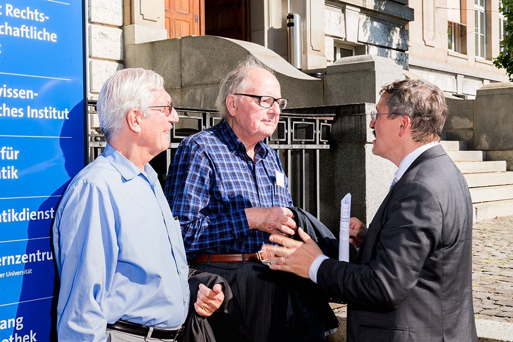 D. Seebach, A. Eschenmoser & M. Hengartner (Chemical Landmark 2016) D. Seebach, A. Eschenmoser & M. Hengartner (Chemical Landmark 2016)