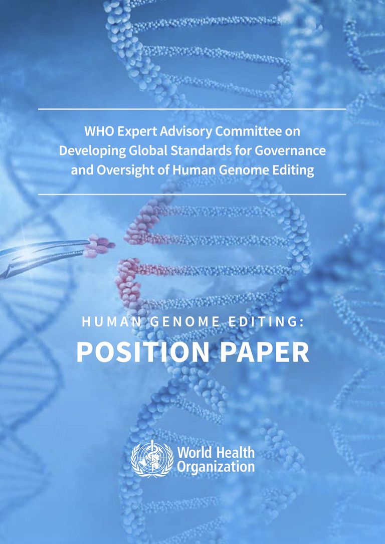 Human genome editing: position paper Human genome editing: position paper