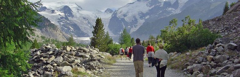 Gletscherweg Morteratsch Gletscherweg Morteratsch