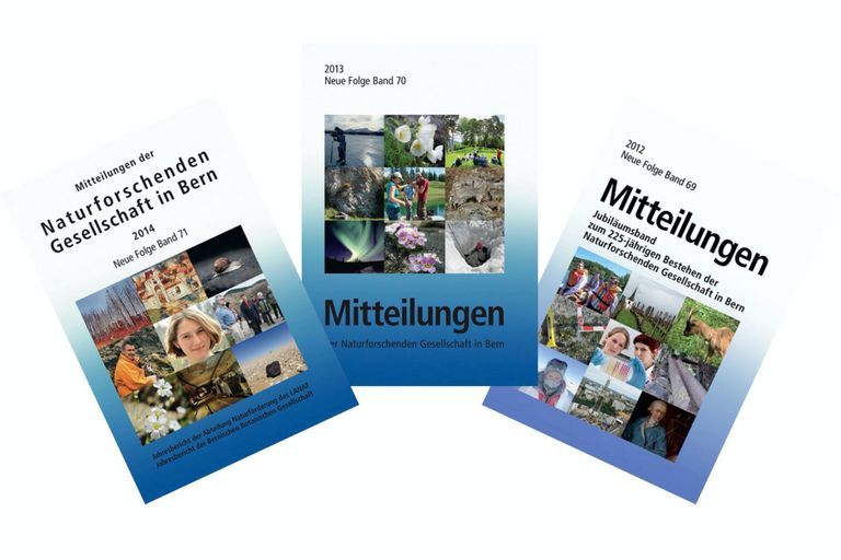 Mitteilungen der Naturforschenden Gesellschaft in Bern Mitteilungen der Naturforschenden Gesellschaft in Bern
