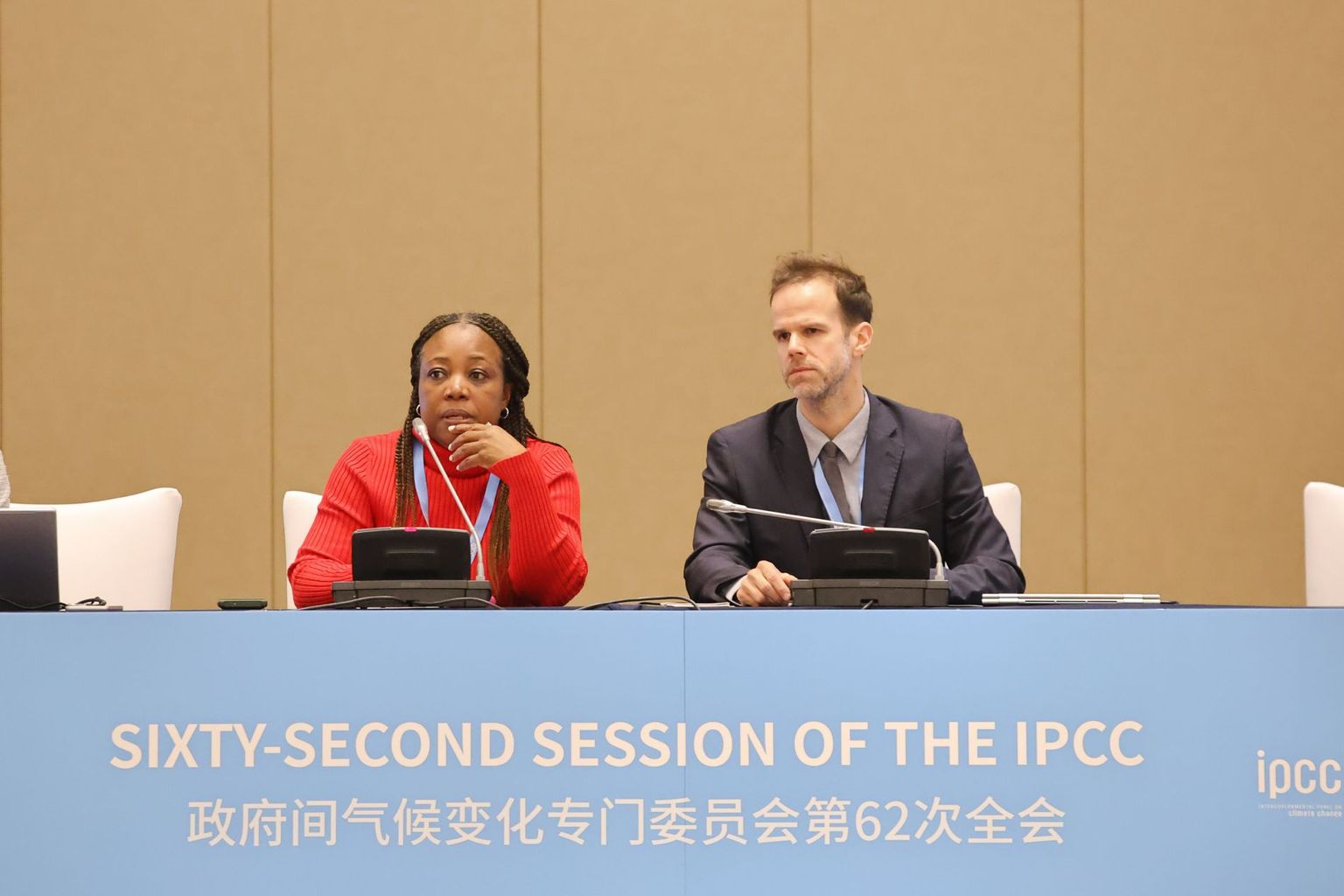 Sebastian König at the 62nd IPCC Plenary Session Sebastian König at the 62nd IPCC Plenary Session