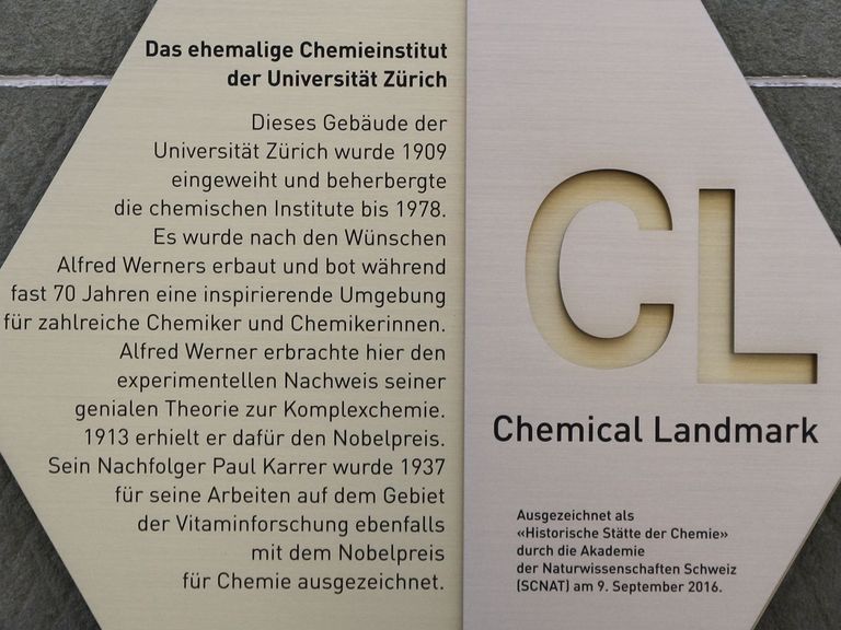Gedenktafel Chemical Landmark 2016 Gedenktafel Chemical Landmark 2016