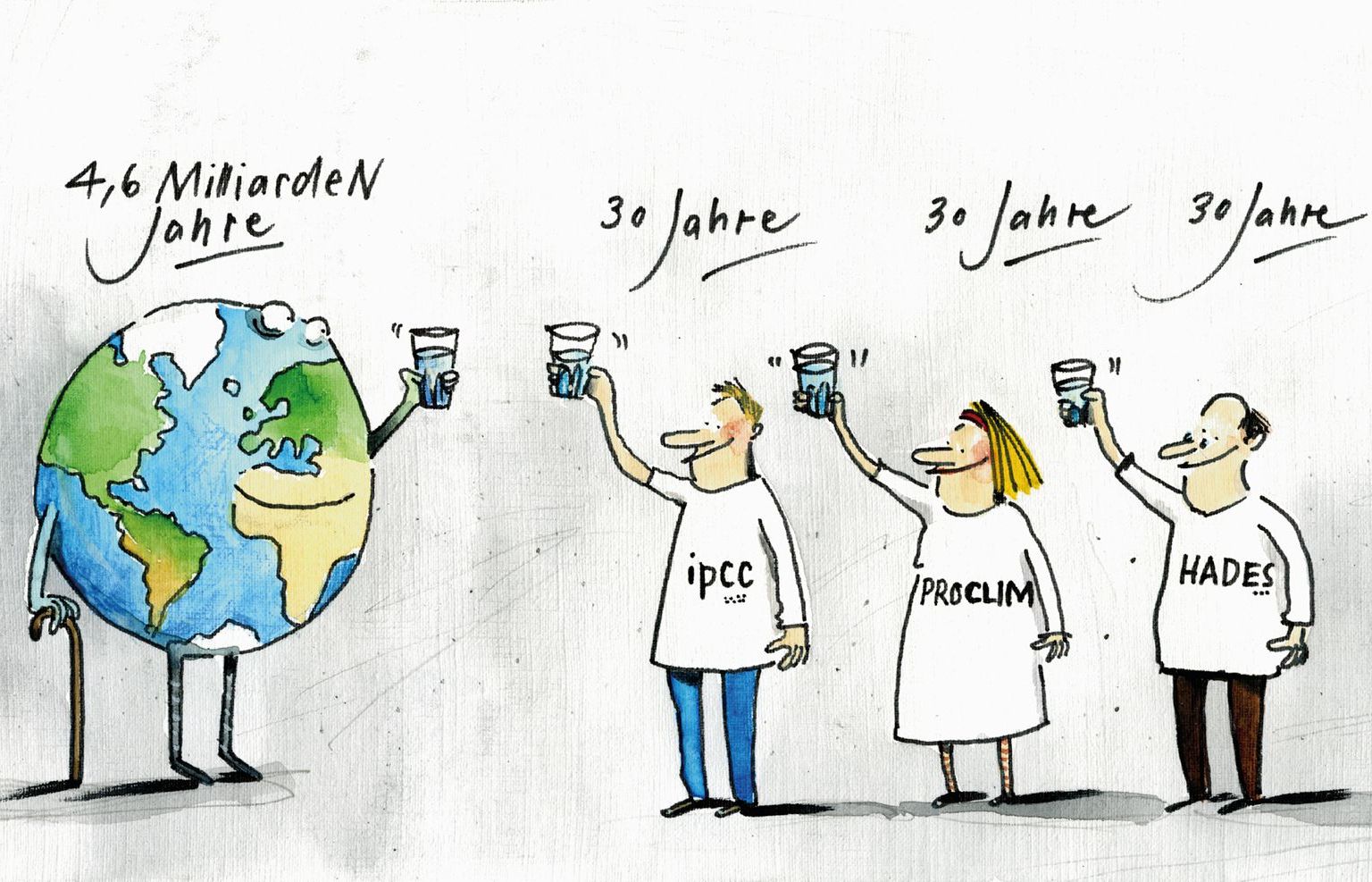 Von der Wissenschaft in die Politik. IPCC, ProClim, HADES: 3-mal 30 Jahre Klima und Wasser im Fokus Von der Wissenschaft in die Politik. IPCC, ProClim, HADES: 3-mal 30 Jahre Klima und Wasser im Fokus
