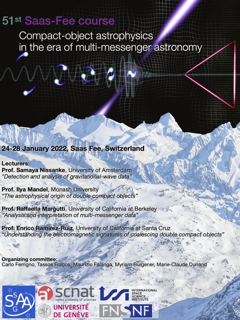 Poster des Saas Fee Kurs 2022 Poster des Saas Fee Kurs 2022