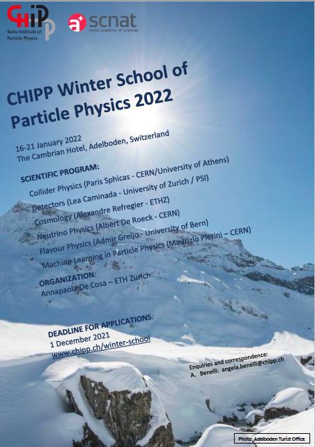CHIPP Winter school 2022 poster NEW CHIPP Winter school 2022 poster NEW