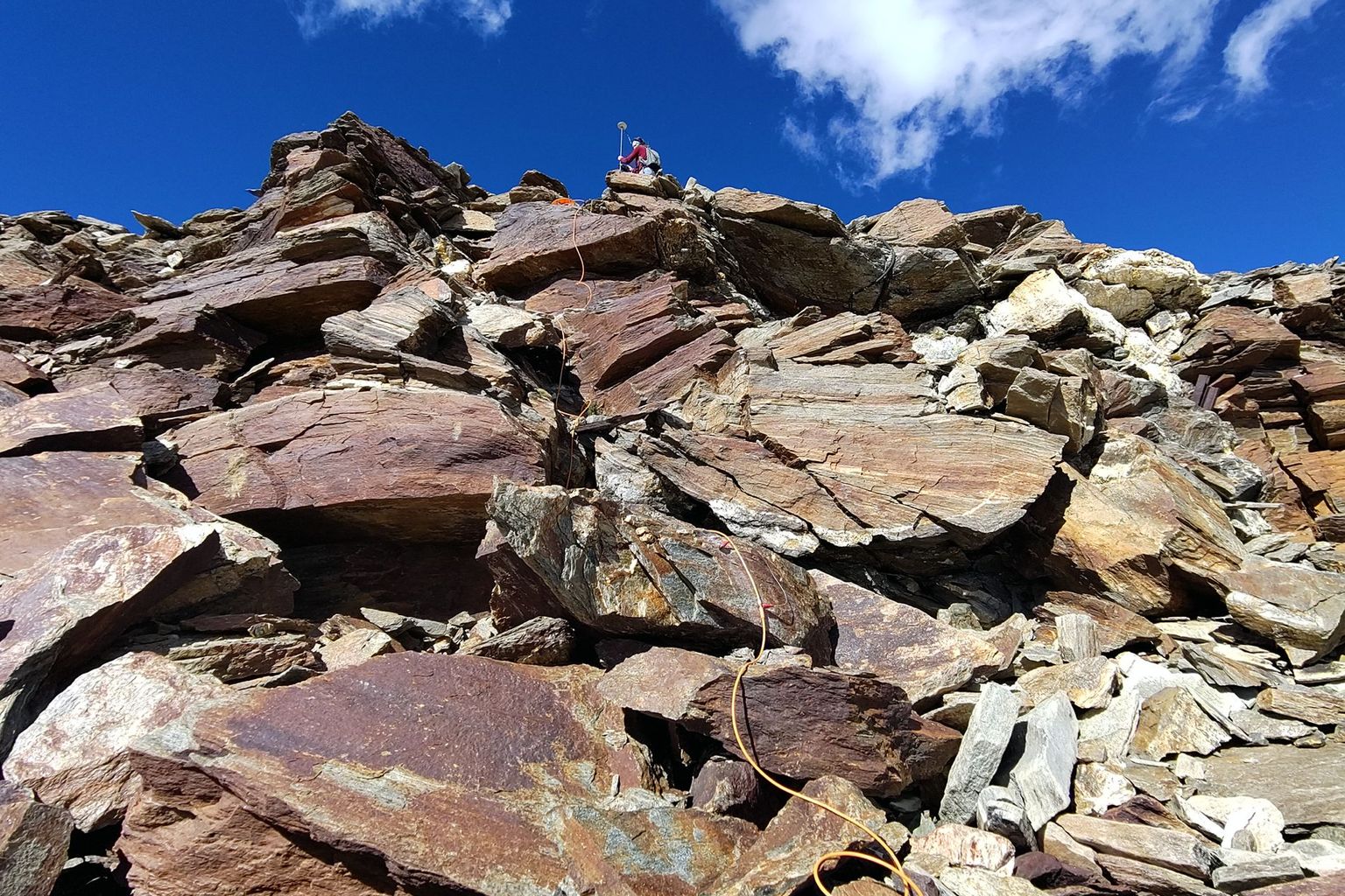 Mesures ERT au Stockhorn Mesures ERT au Stockhorn