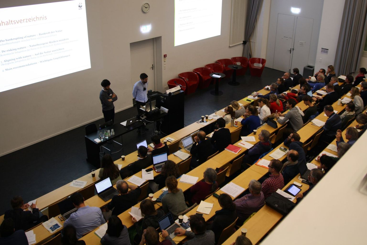 Hugo Bluet und Ciprian Ionescu, WWF France Hugo Bluet und Ciprian Ionescu, WWF France