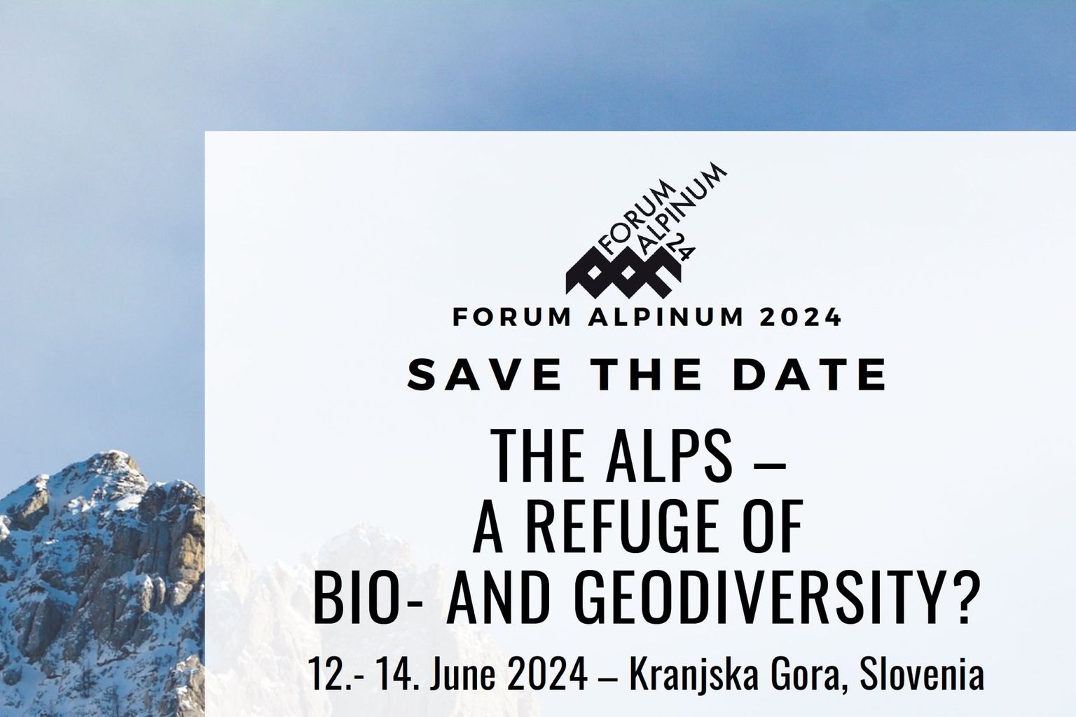 Forum Alpinum 2024 Forum Alpinum 2024