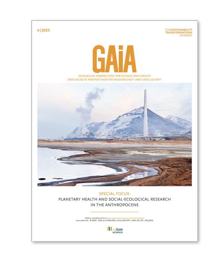 Titel GAIA 34/4 Titel GAIA 34/4