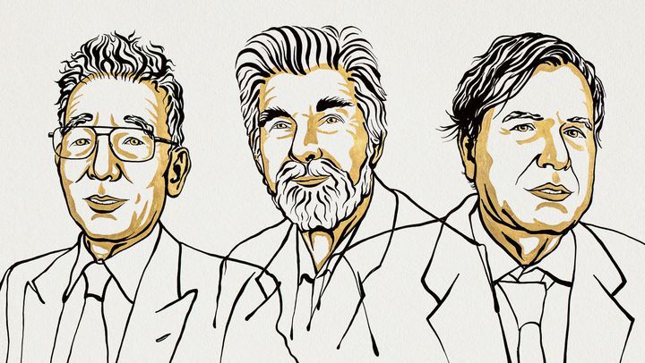 Die diesjährigen Träger des Physiknobelpreises: Syukuro Manabe, Klaus Hasselmann und Giorgio Parisi Die diesjährigen Träger des Physiknobelpreises: Syukuro Manabe, Klaus Hasselmann und Giorgio Parisi