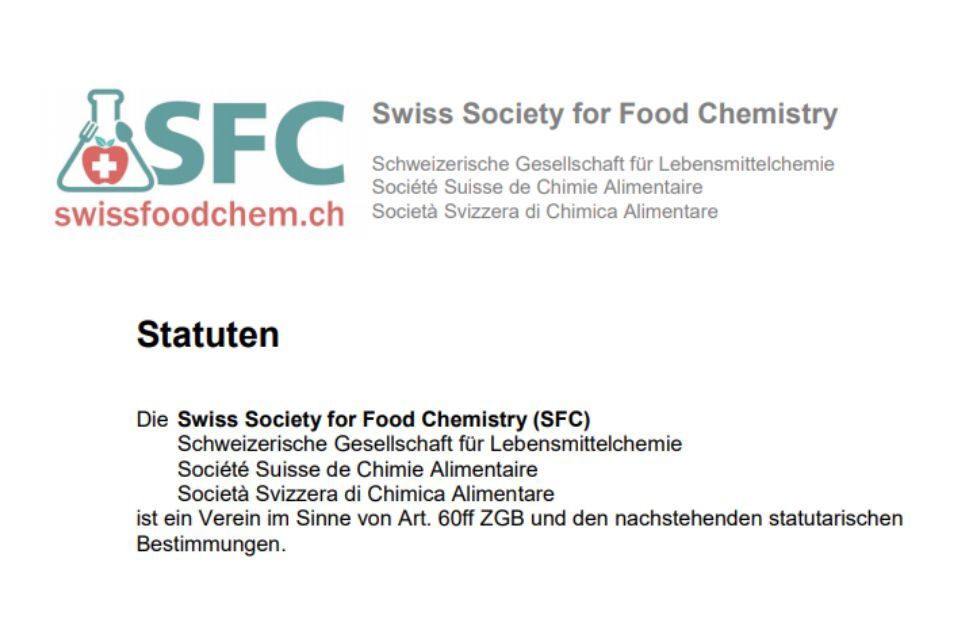 Statuten der SFC Statuten der SFC
