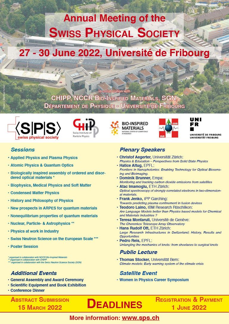 SPG Jahrestagung 2022 Plakat SPG Jahrestagung 2022 Plakat