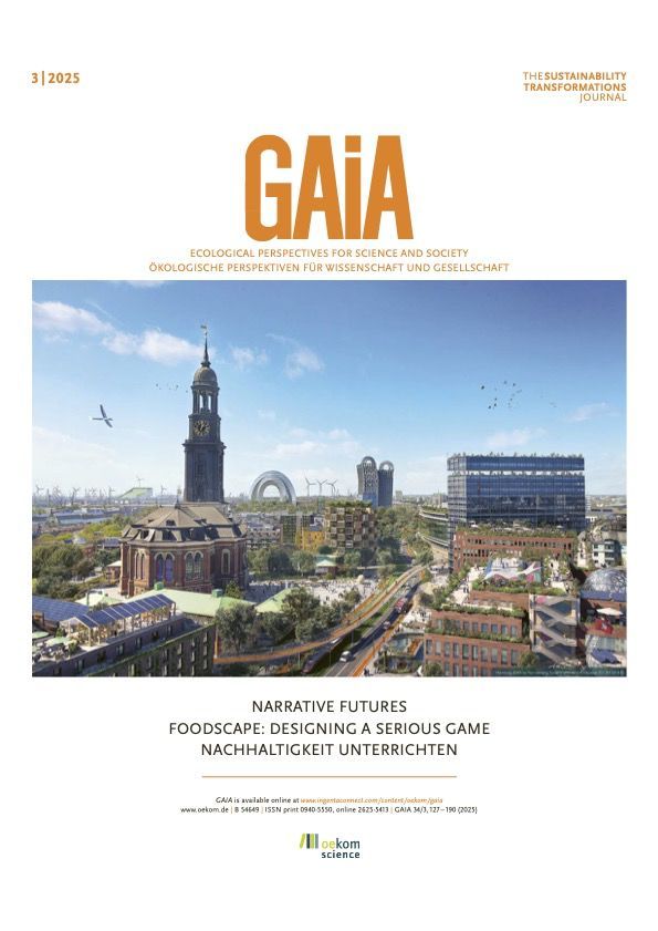 GAIA Titelseite 03/2025 GAIA Titelseite 03/2025