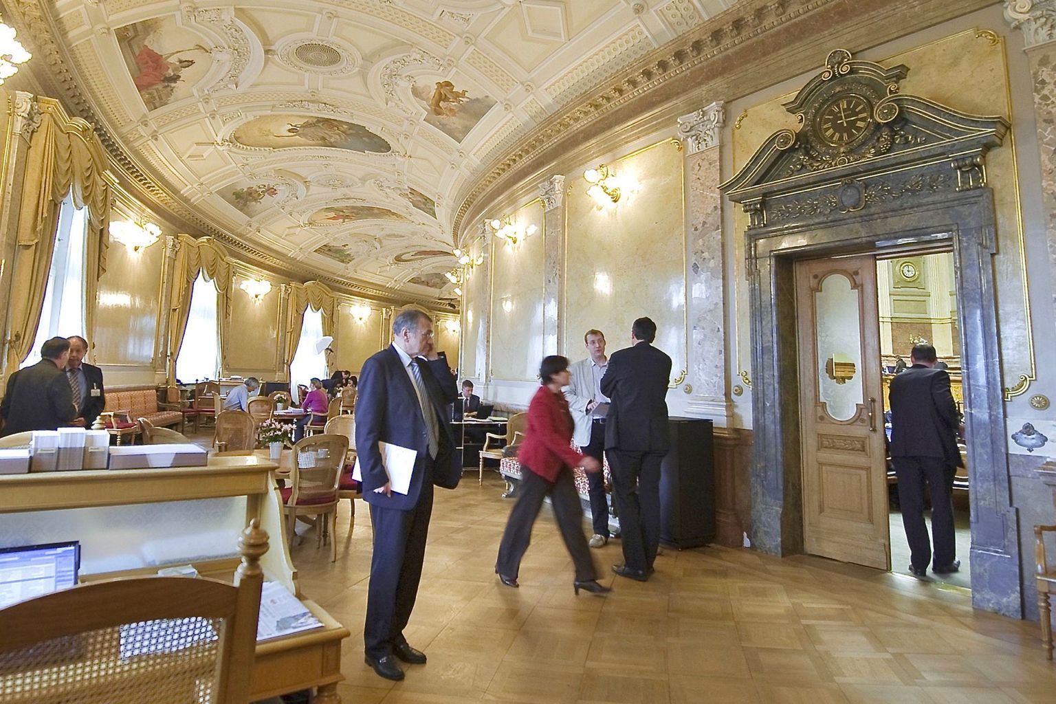 Wandelhalle im Bundeshaus Wandelhalle im Bundeshaus