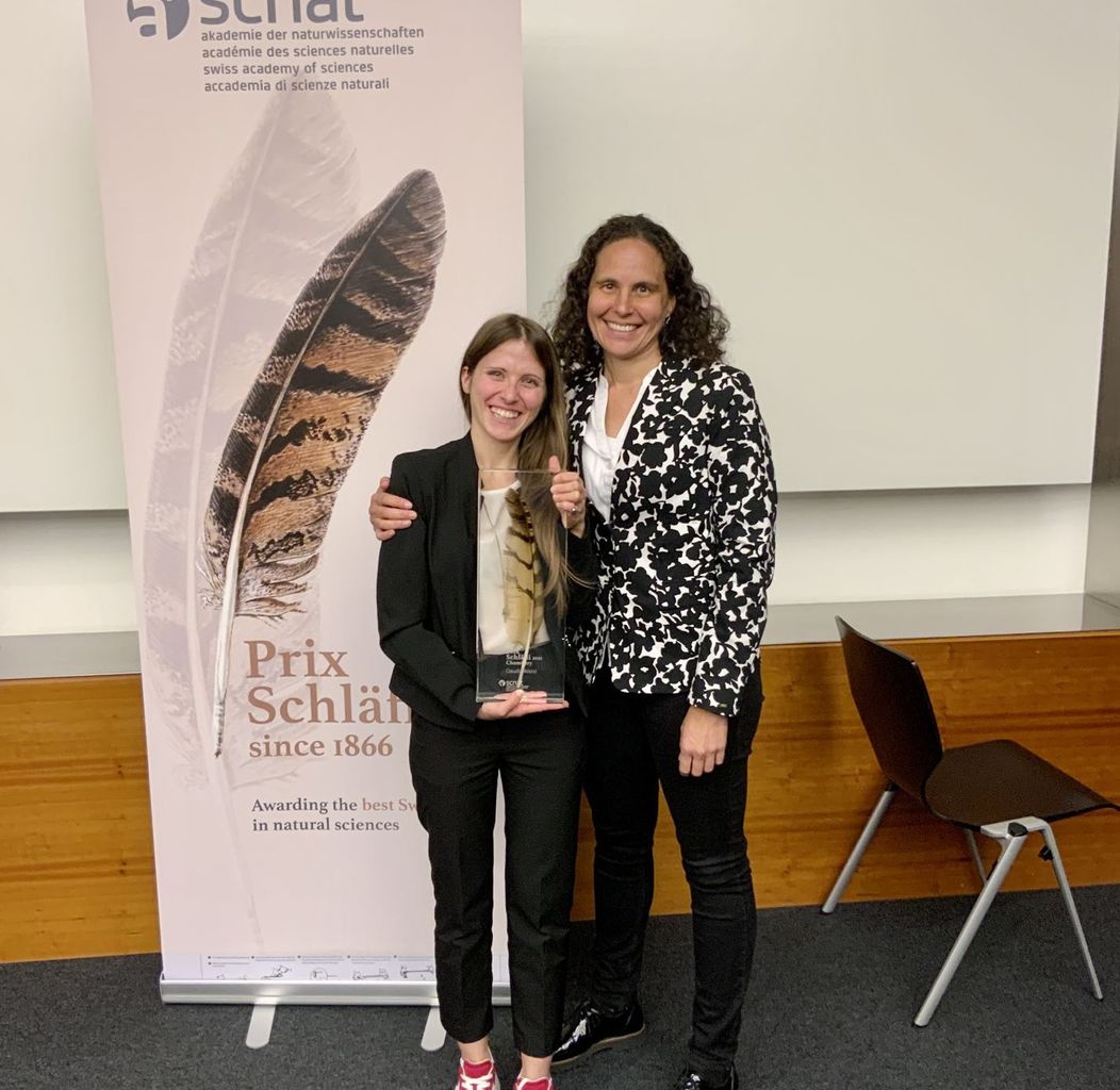 Claudia Aloisi and Shana Sturla, Prix Schläfli Chemistry 2021 Claudia Aloisi and Shana Sturla, Prix Schläfli Chemistry 2021